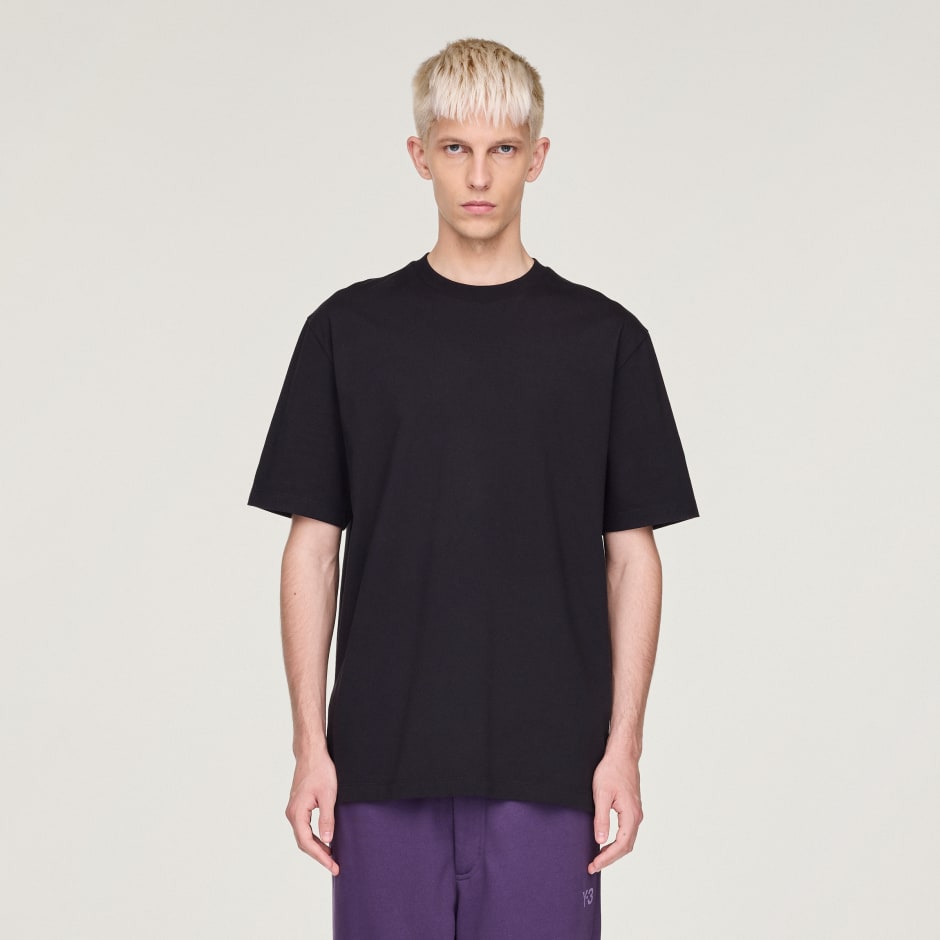 【送料&関税込】Y-3 Short Sleeves Tee Clothing - Y-3 Short Sleeve Tee - Black | adidas Qatar