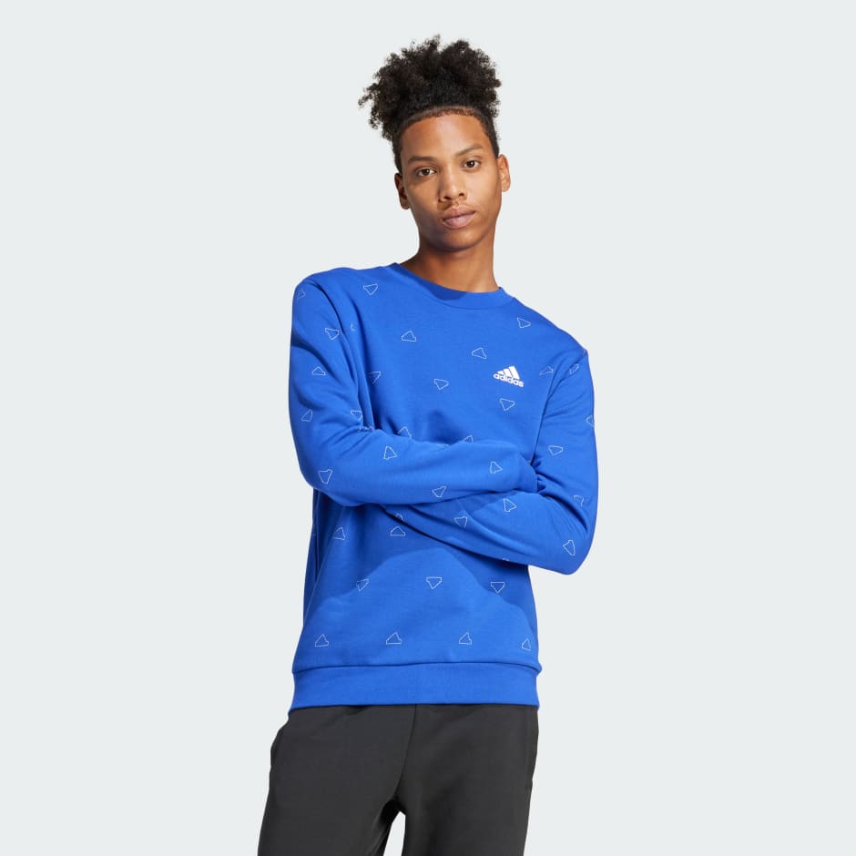 Seasonal Essentials Monogram Graphic Crew Sweatshirt