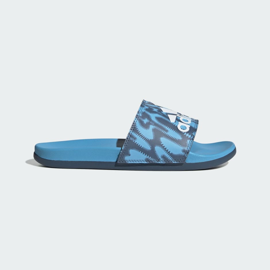 Women s Shoes Adilette Comfort Slides Blue adidas Bahrain