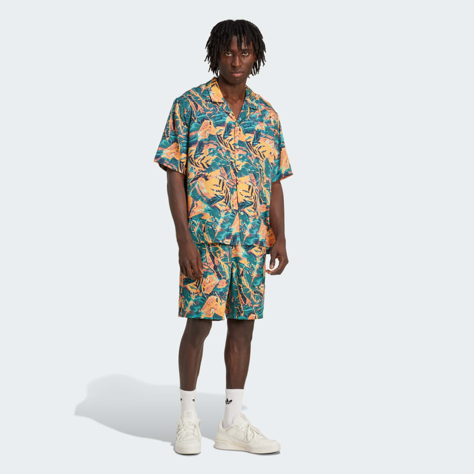 adidas Originals Archive Floral Resort Shirt