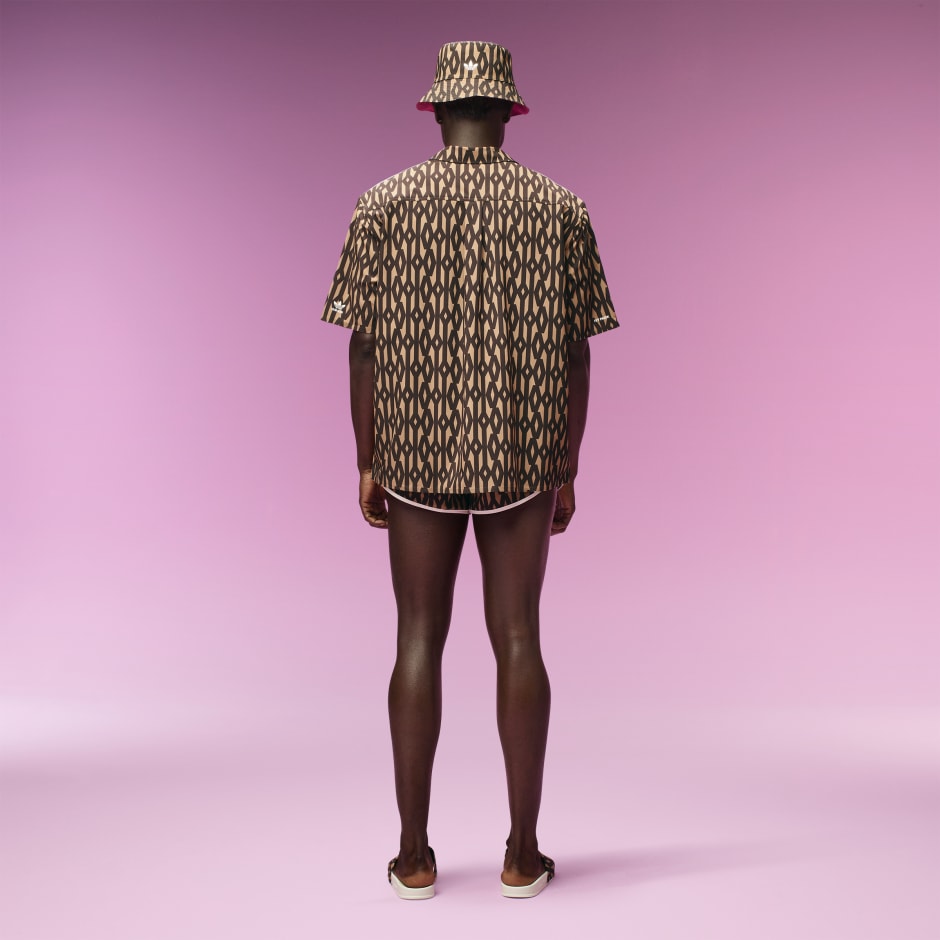adidas IVY PARK Short Sleeve Swim Cover-Up Shirt (All Gender) - Brown ...