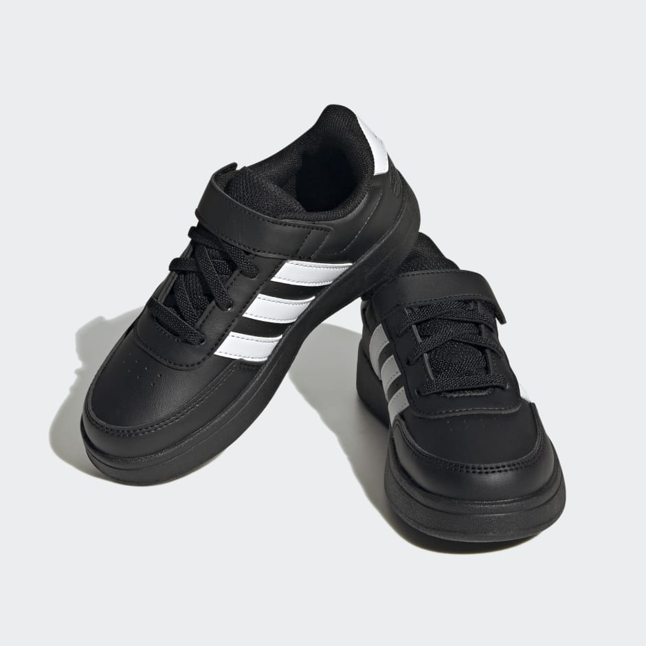 Black adidas clearance velcro trainers