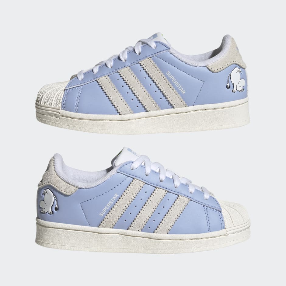 Kids Shoes - adidas Superstar x Moomin Shoes - Blue | adidas Saudi Arabia