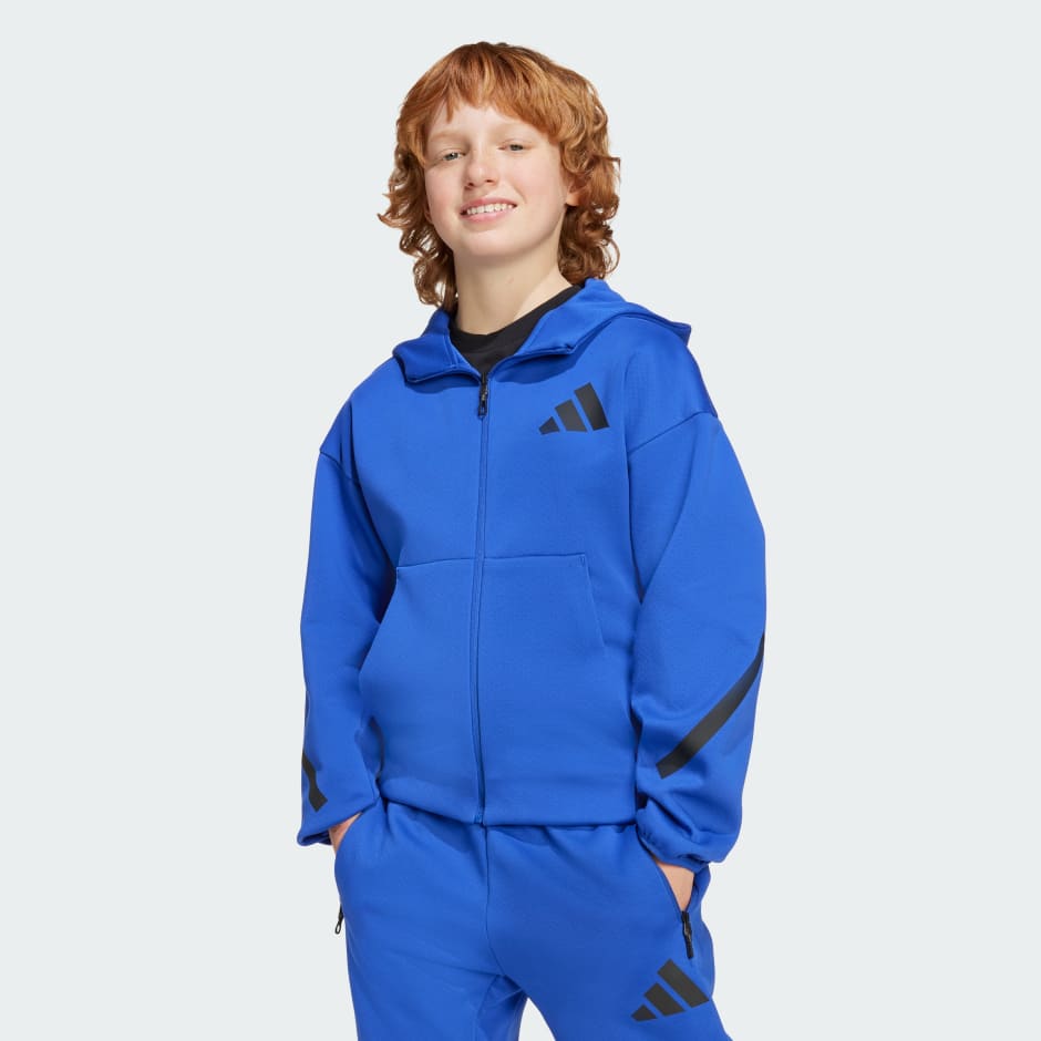 Veste de surv&ecirc;tement &agrave; capuche enti&egrave;rement zipp&eacute;e adidas Z.N.E.