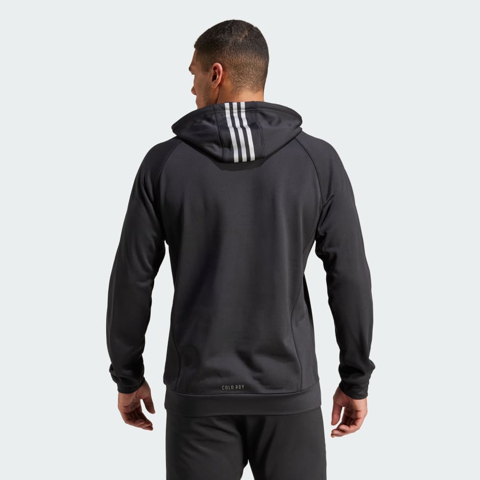 Game and Go Training Small Logo 3-Stripes Hoodie