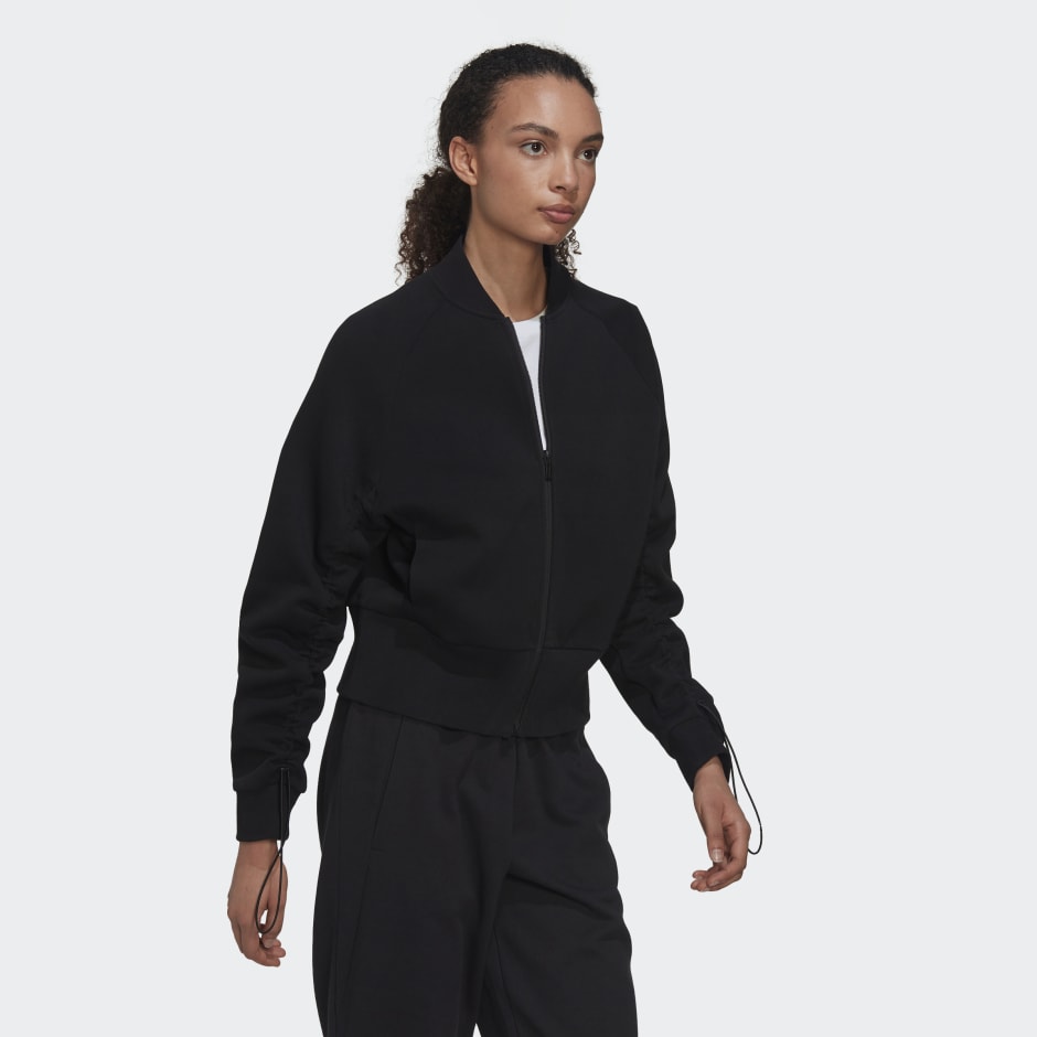 adidas Allover Print Track Top - Black | adidas KW