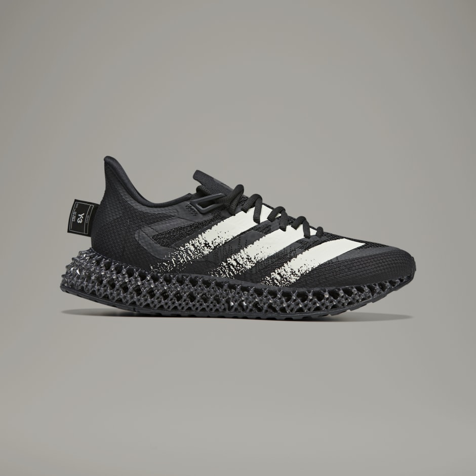 adidas Y-3 Runner 4D FWD Shoes - Black | OM