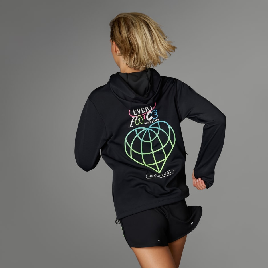 Own the best sale run hoodie