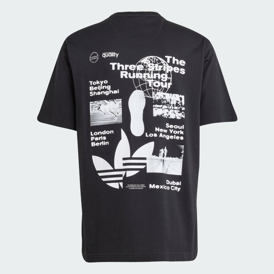 Sports Elements Poster Graphic Loose Tee