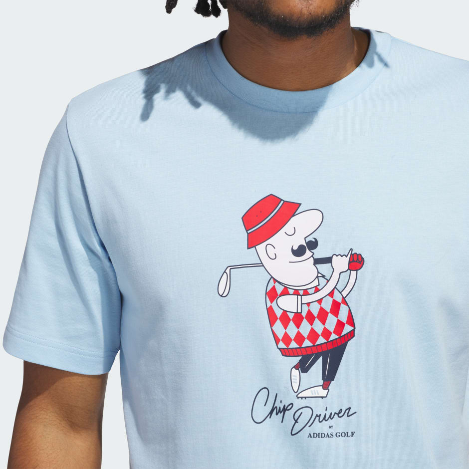 Clothing - Classic Chip Graphic Tee - Blue | adidas Oman