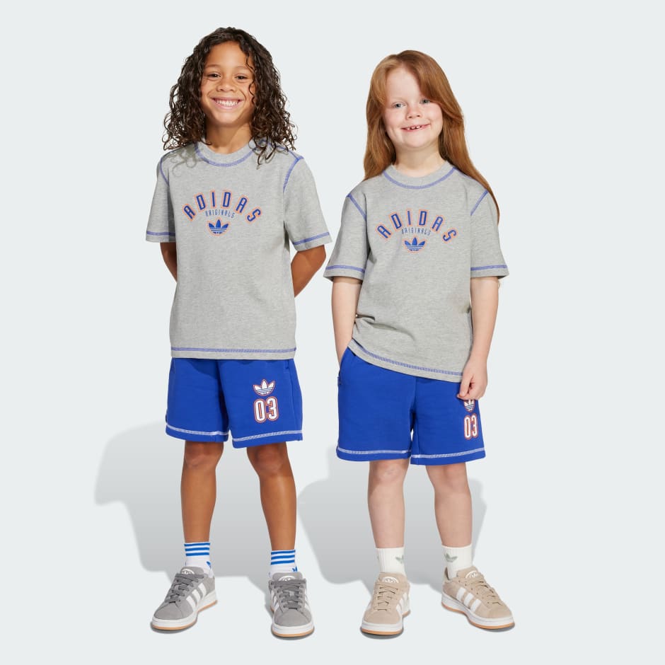 طقم تيشيرت وشورت للأطفال