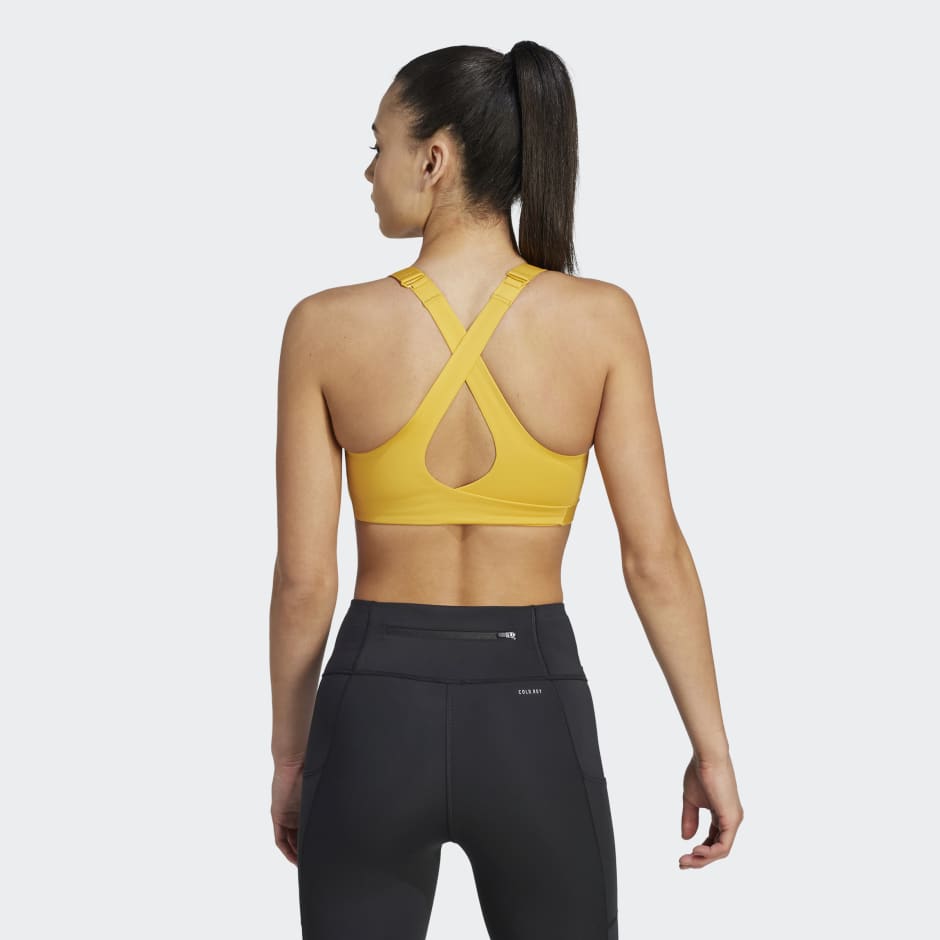 New Balance POWER - High support sports bra - thirty watt/neon yellow 