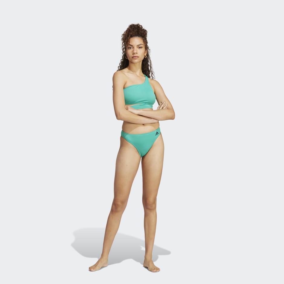 Adidas green hot sale swimsuit