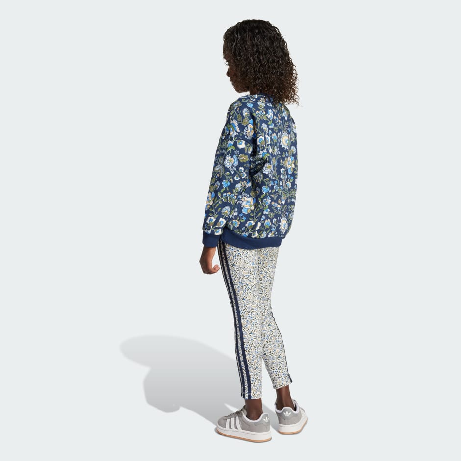 Dječji komplet majice i tajica adidas Originals X Liberty London Crew