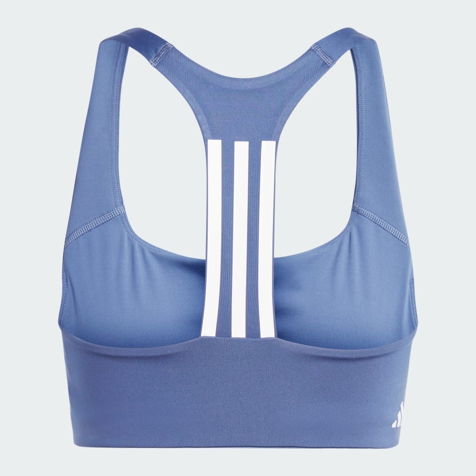 Powerimpact Training Medium-Support 3-Stripes Bra