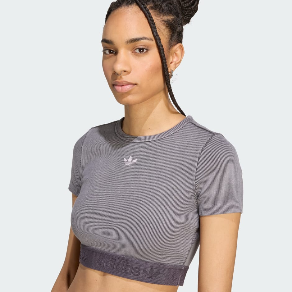 Essentials Rib Washed Tee