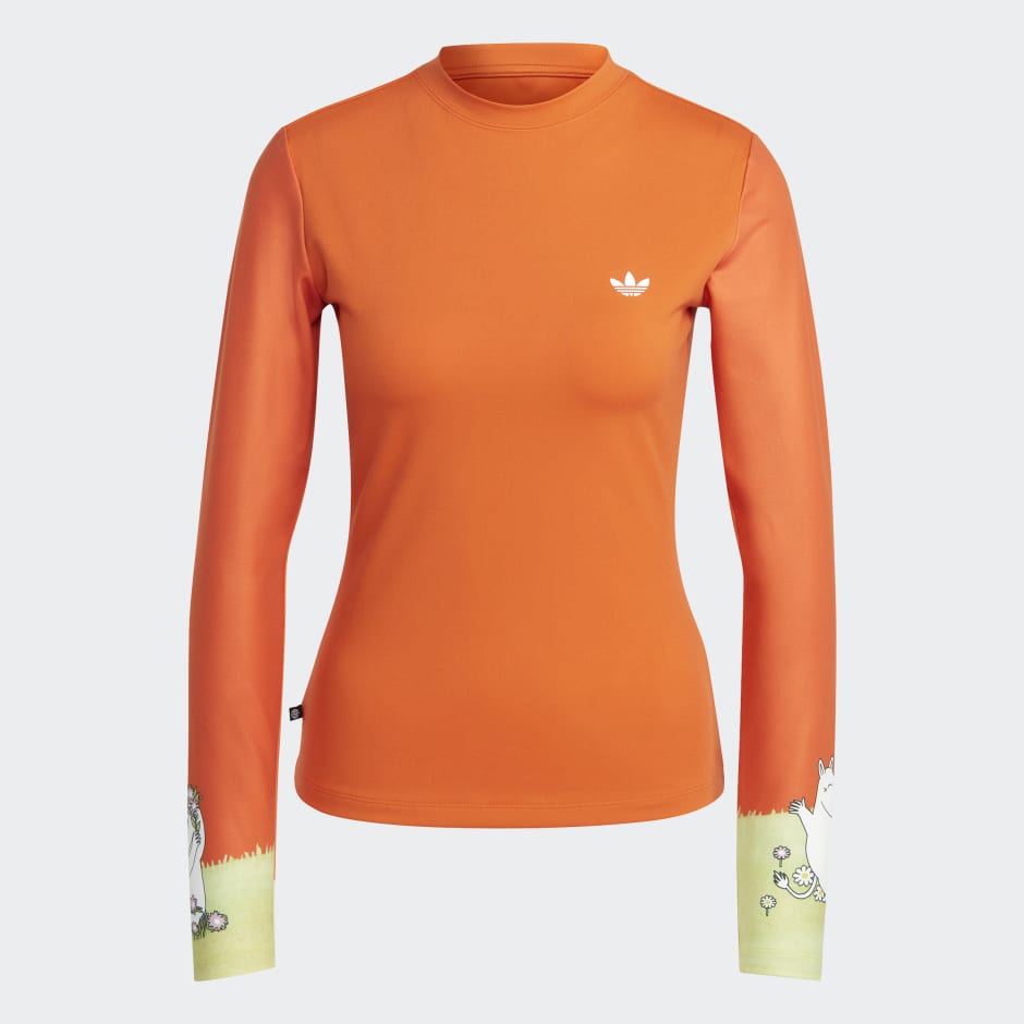 Mold renere buffet Women's Clothing - adidas Originals x Moomin Tight Long Sleeve Top - Orange  | adidas Oman