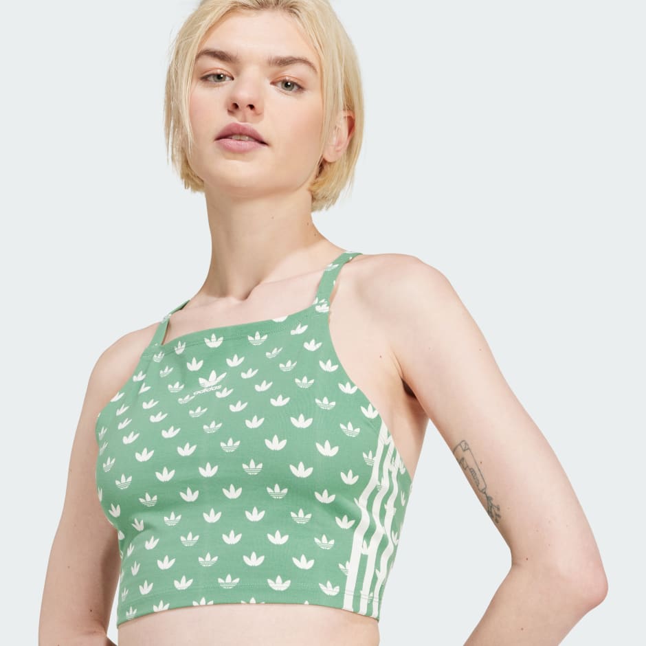 Monogram 3-Stripes Crop Top