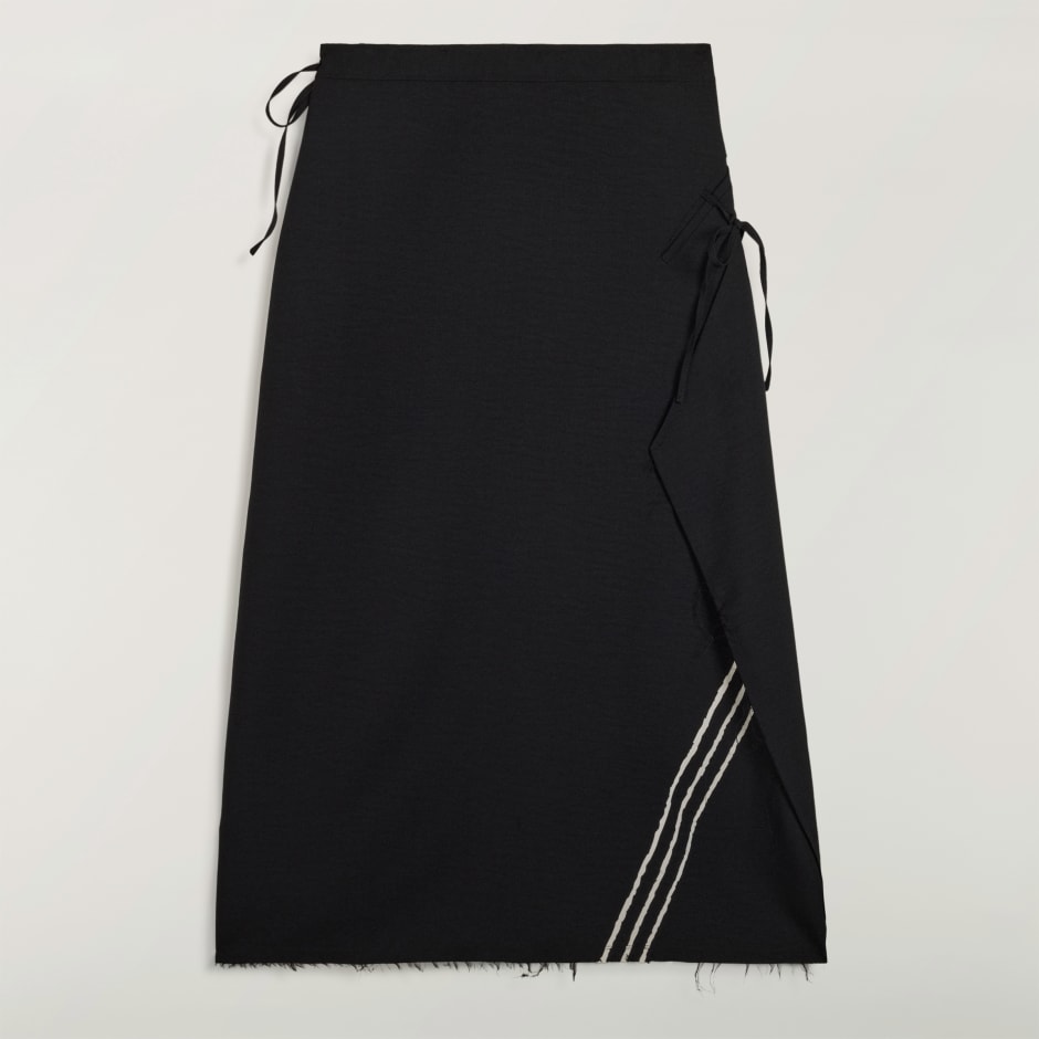 Y-3 SPORT UNIFORM RAW CUT 3 STRIPES SKIRT