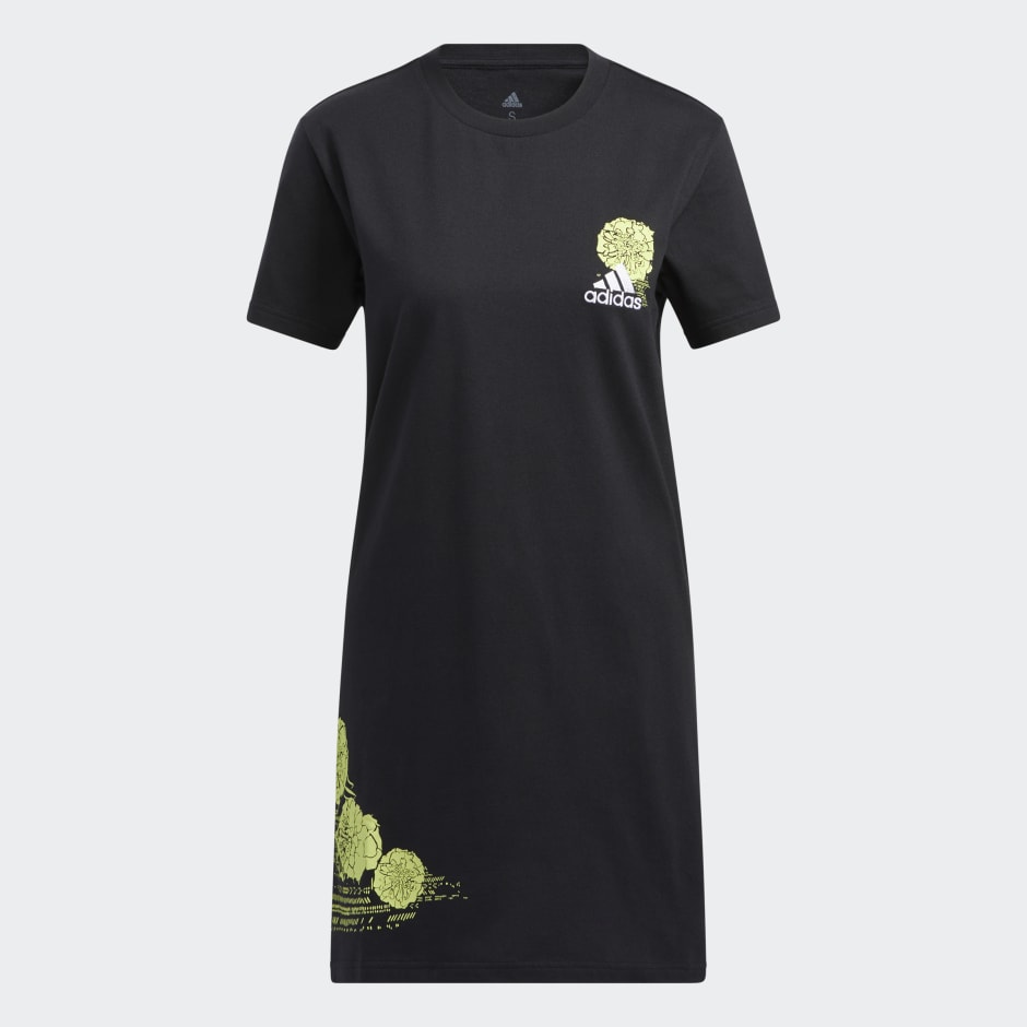 SuperHer Floral Graphic Tee Dress