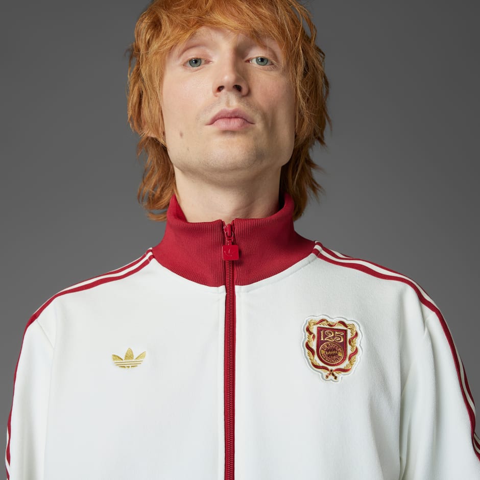 adidas FC Bayern Anniversary Track Top - White | adidas TZ
