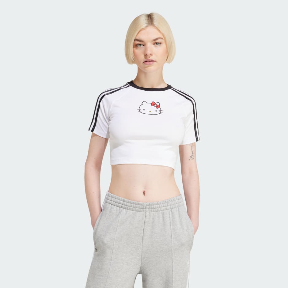 adidas x Hello Kitty 3-Stripes Baby Tee