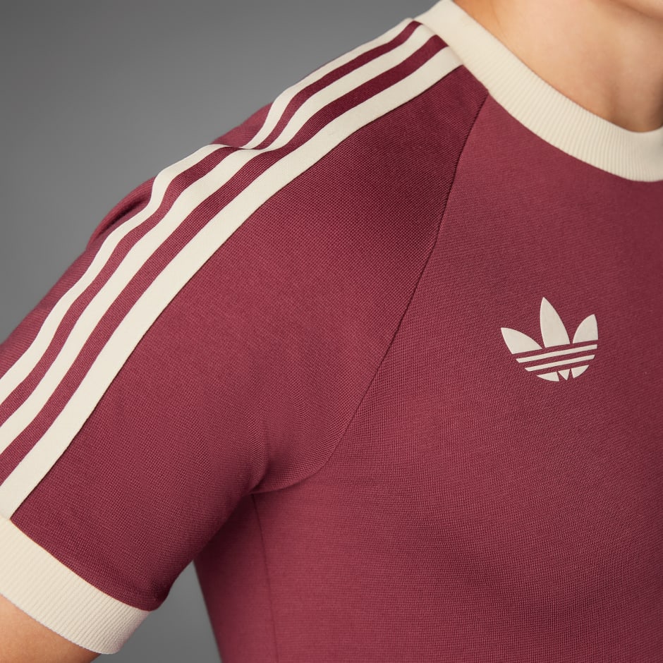 Men's Clothing - Mexico Adicolor 3-Stripes Tee - Burgundy | adidas Oman
