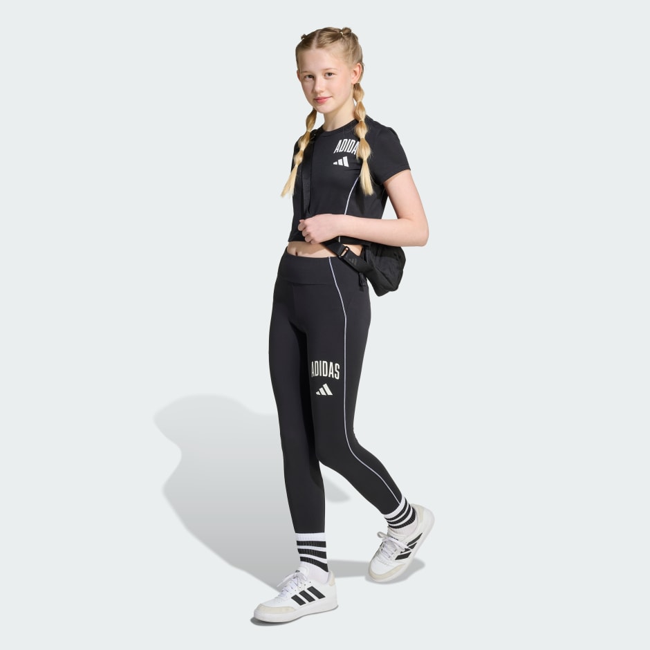 טייץ Train Essentials Collegiate Print לילדים