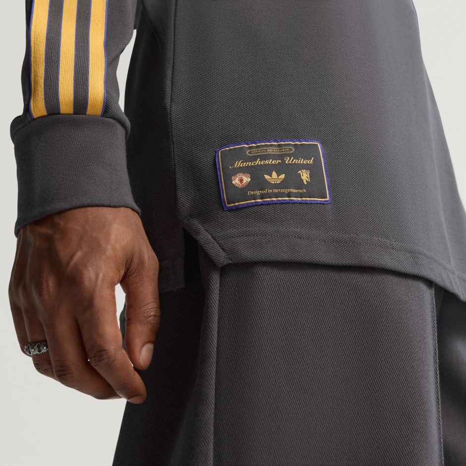 Manchester United Terrace Icons Long Sleeve Polo Shirt