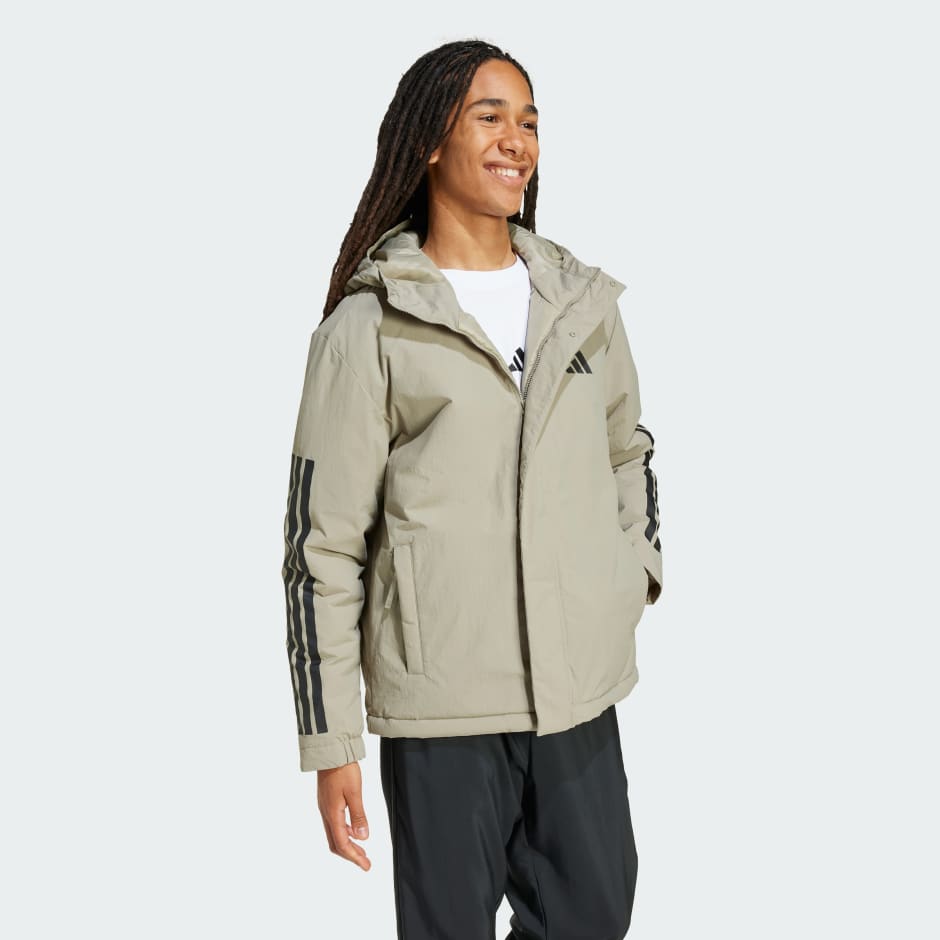 Climawarm 3-Stripes Insulated Hooded Jacket