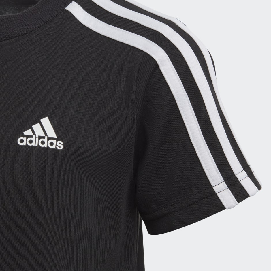 Essentials 3 Stripes Cotton Tee