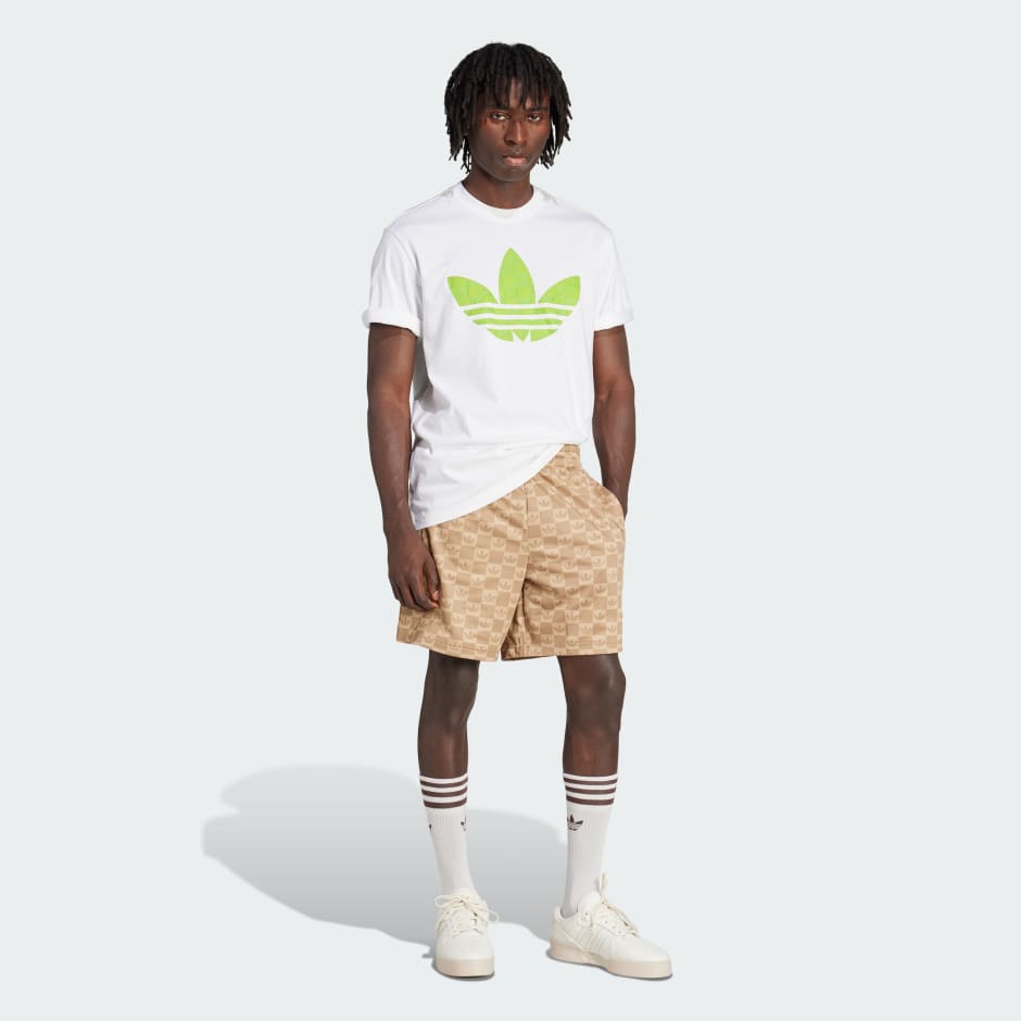 Monogram Regular Mesh Shorts