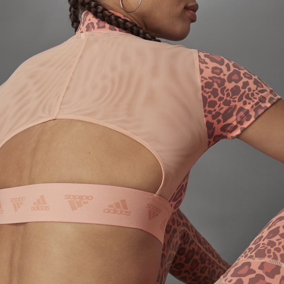 Hyperglam Crop Zip Tee