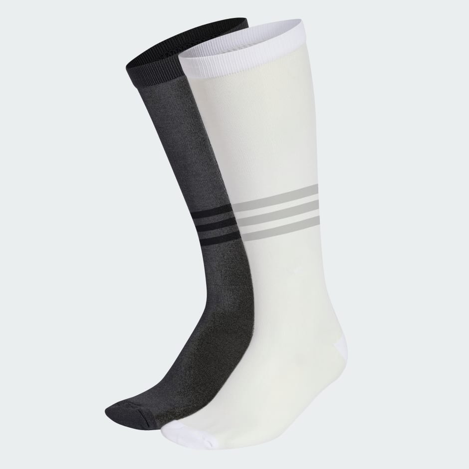 SHEER HIGH CREW SOCKS 2 PAIRS