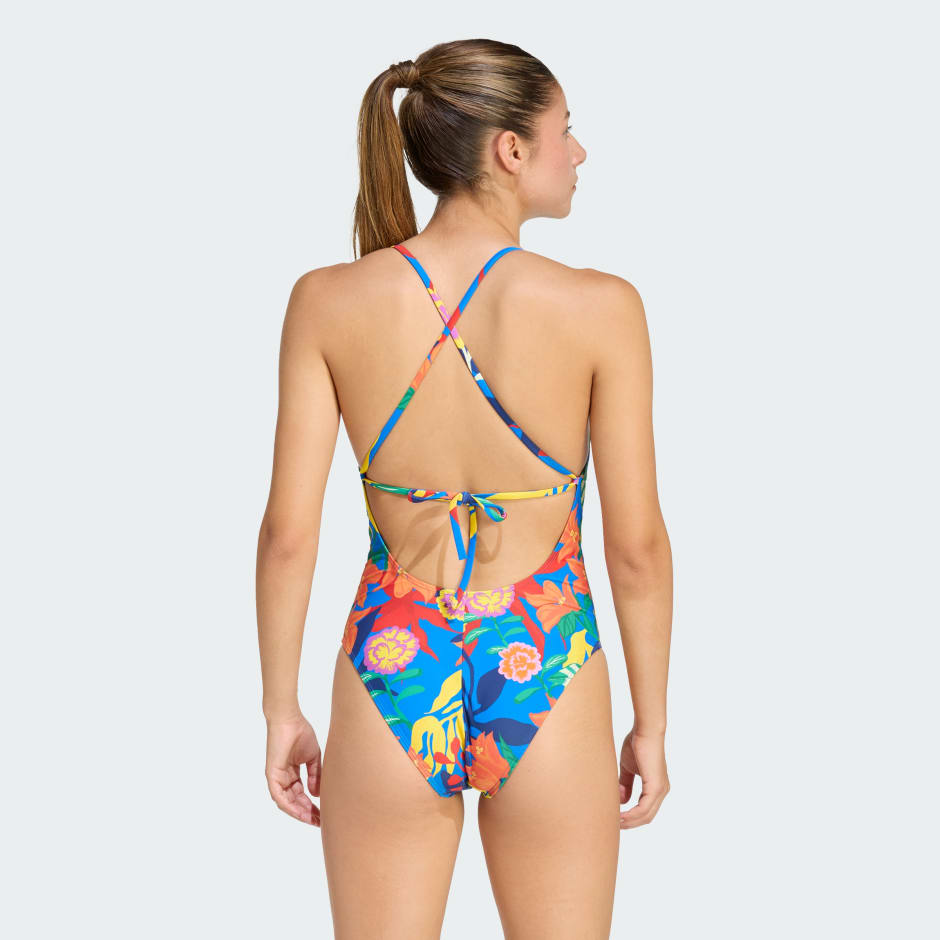 COSTUM DE BAIE MEXICANA FLORALS TIE-BACK