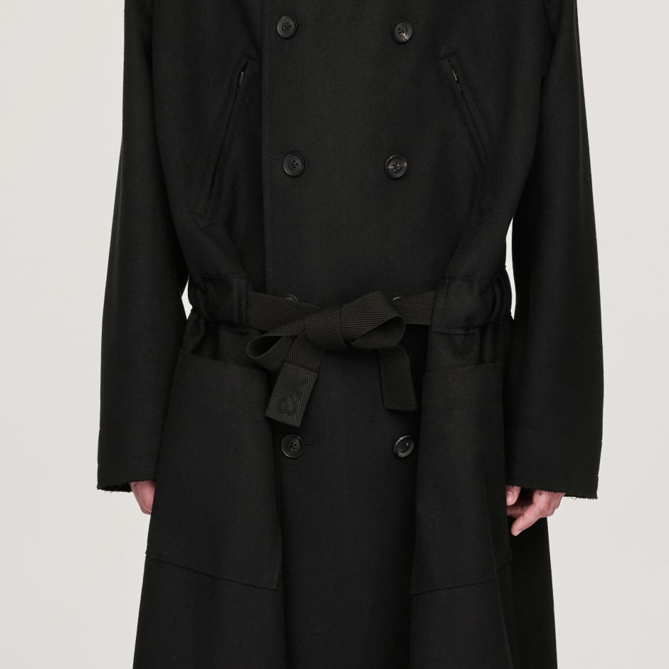 Palton Y-3 Bonded din melton