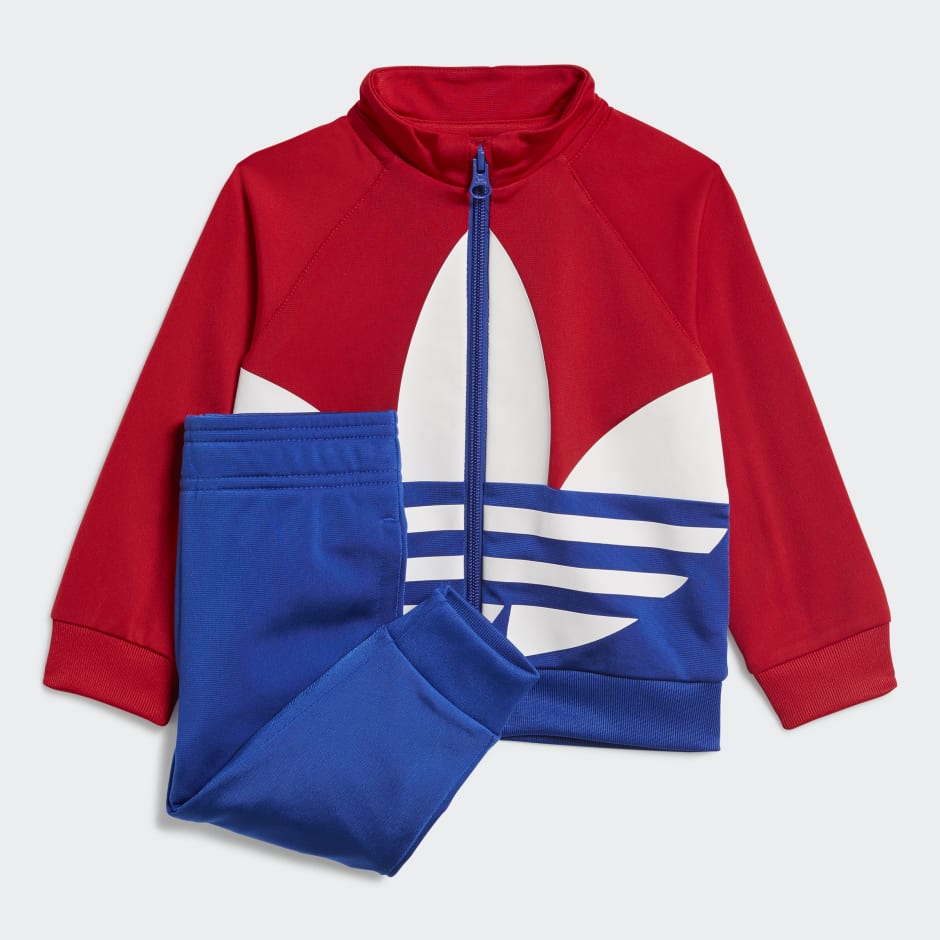 adidas trefoil track suit