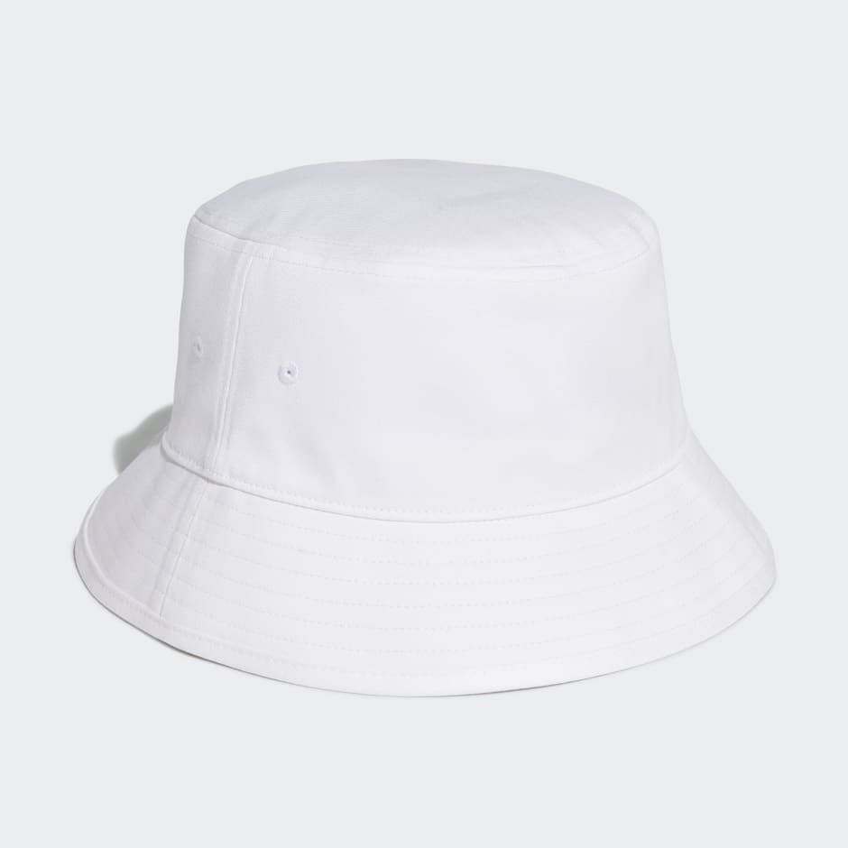 adidas Adicolor Trefoil Bucket Hat - White | adidas UAE