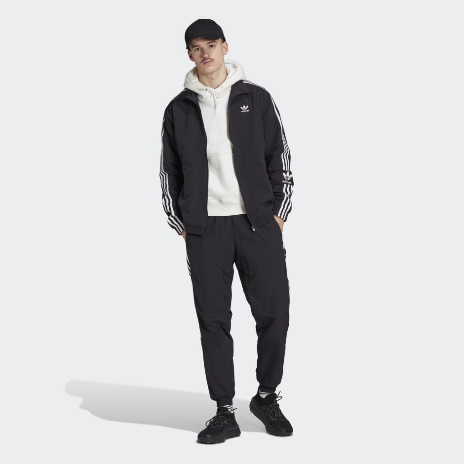 adidas Adicolor Classics Lock-Up Trefoil Track Pants - Black | adidas UAE