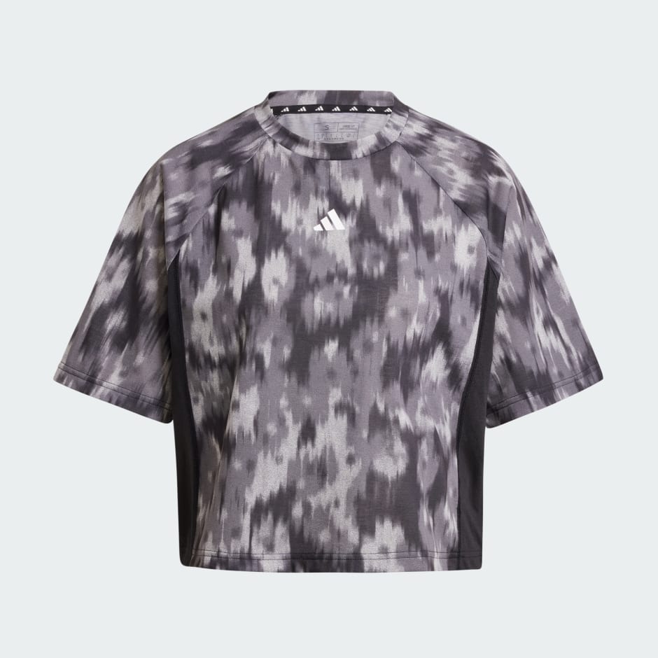 Train Essentials Allover Print Flower Tie-Dye Tee