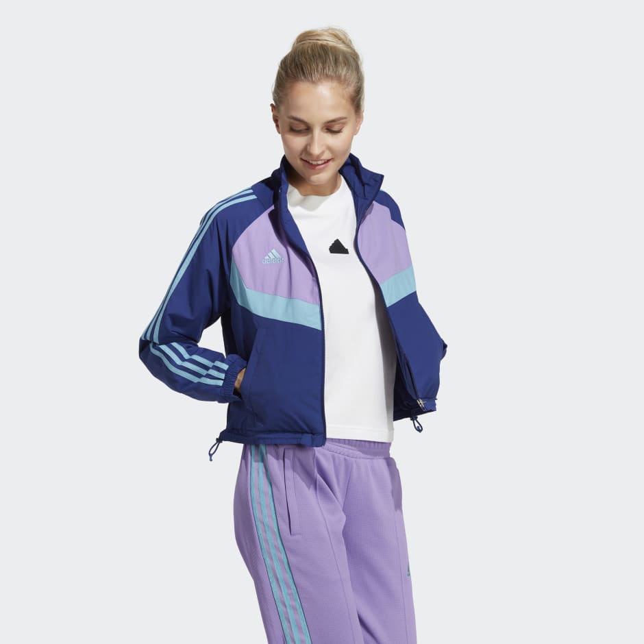 Clothing - Tiro Woven Jacket - Blue | adidas South Africa