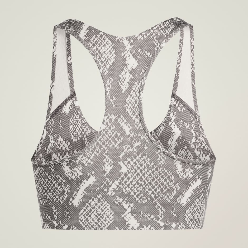חזיית אימון מודפסת לתמיכה בינונית Adidas By Stella McCartney Power Impact Training Bra