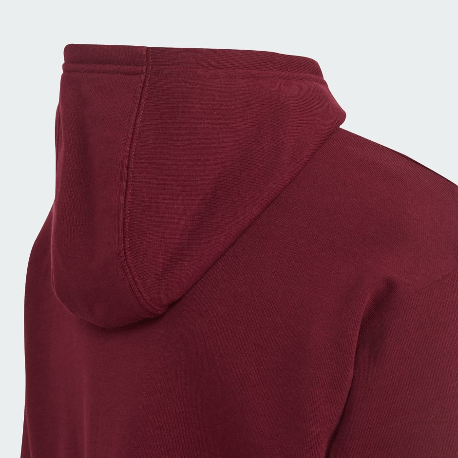 Originals adicolor cropped outlet hoodie in red