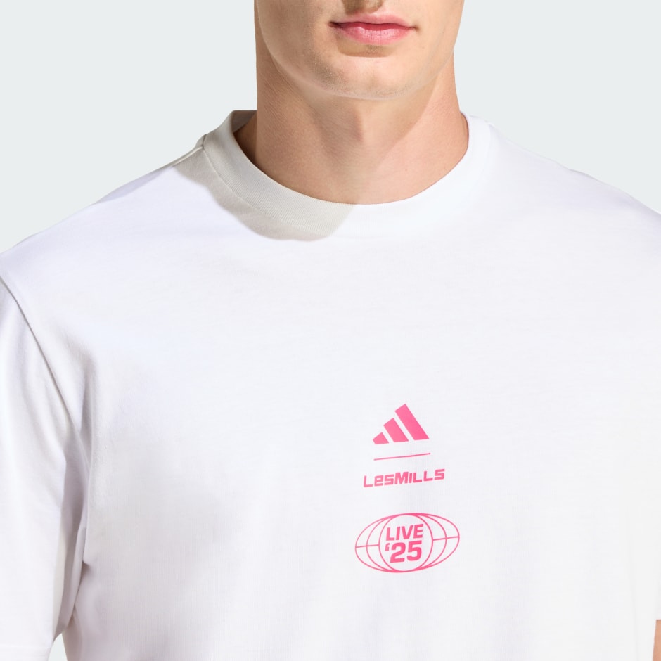 Tricou cu elemente grafice LES MILLS TOUR