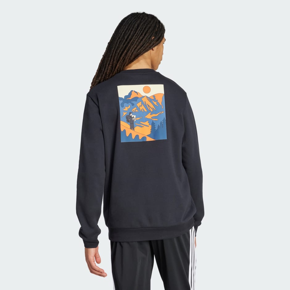 Doodle Hunt Hike Graphic Sweatshirt