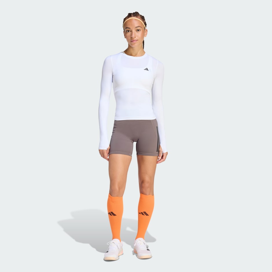 Power Essentials Workout Contour Long Sleeve Top