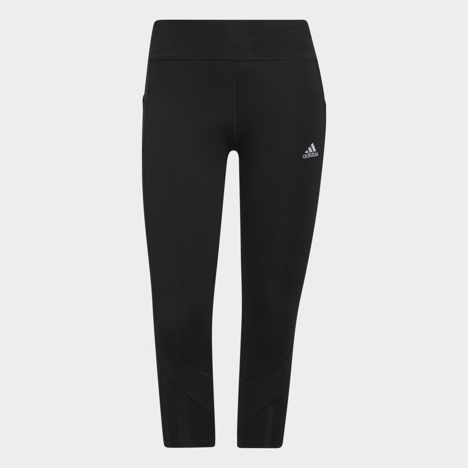 Adidas Women's Activewear Own The Run 3/4 Tights Capri Pants Black M S XS  NWT