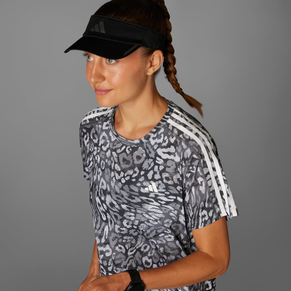 Own the Run CLIMACOOL 3-Stripes Tee