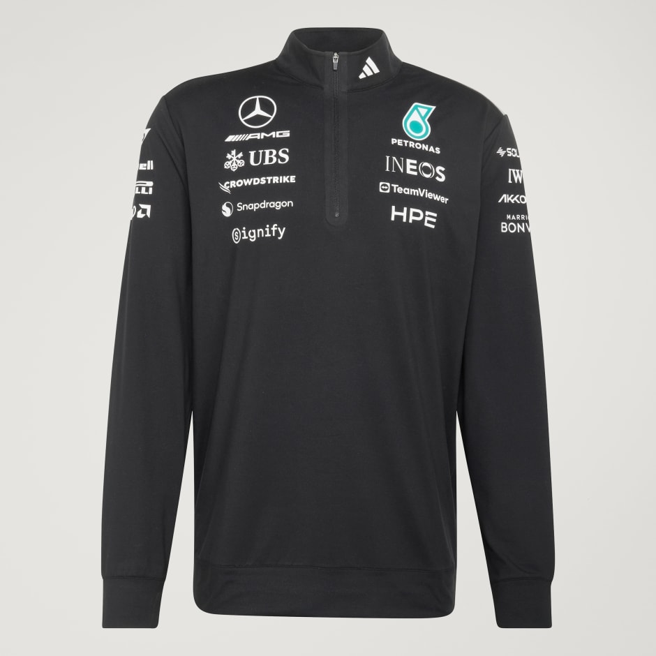 Bluză sport MERCEDES - AMG PETRONAS FORMULA 1 TEAM ENGINEERS QUARTER ZIP