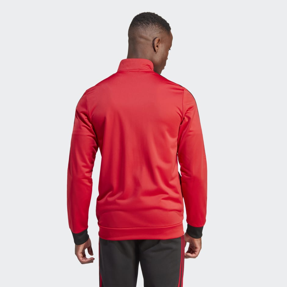Clothing - Manchester United DNA Track Top - Red | adidas South Africa